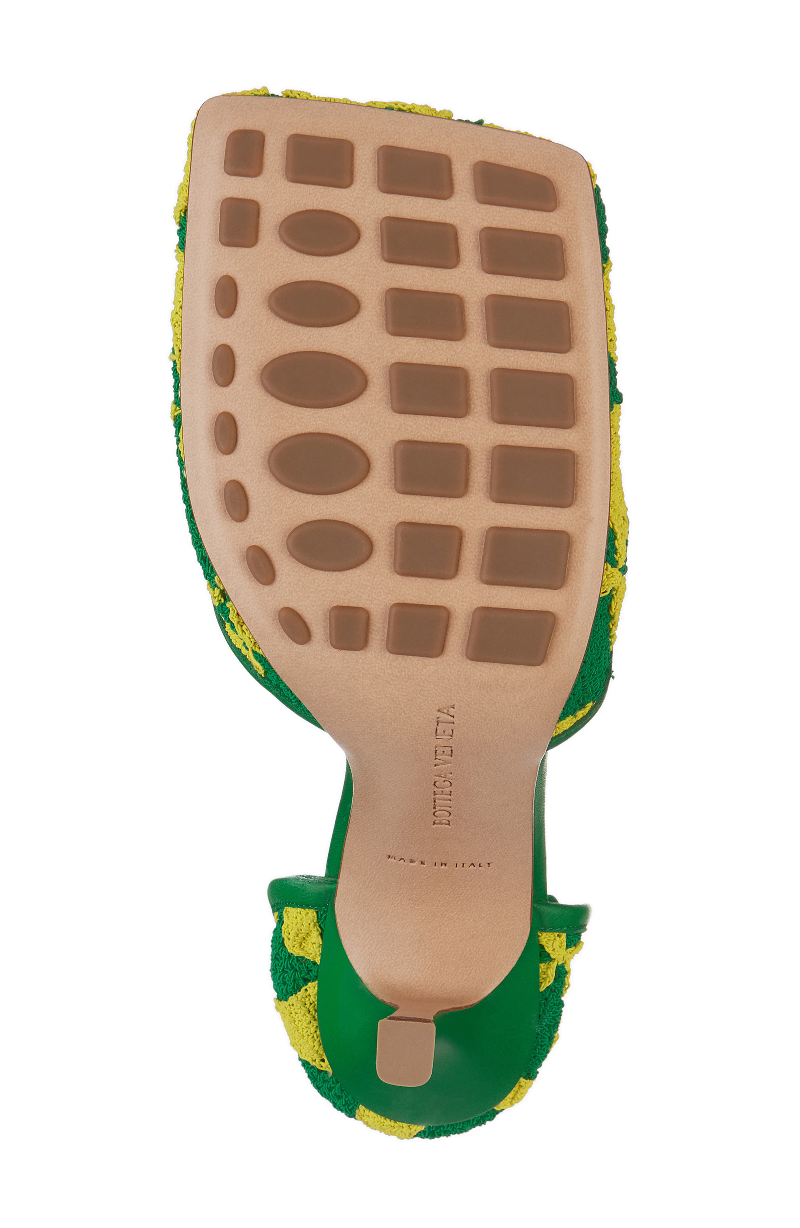 Crochet Stretch Square Toe Sandal, Alternate, color, KIWI PARAKEET