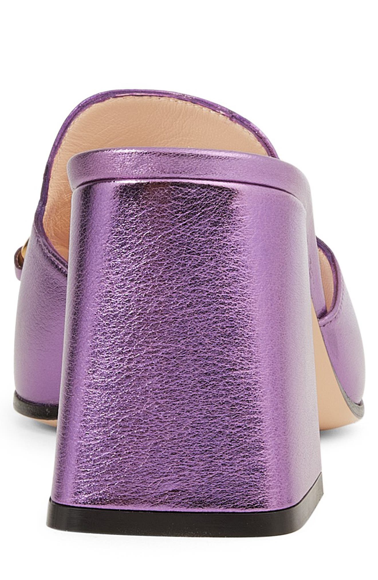 Gucci Baby Horsebit Slide Sandal, Alternate, color, 