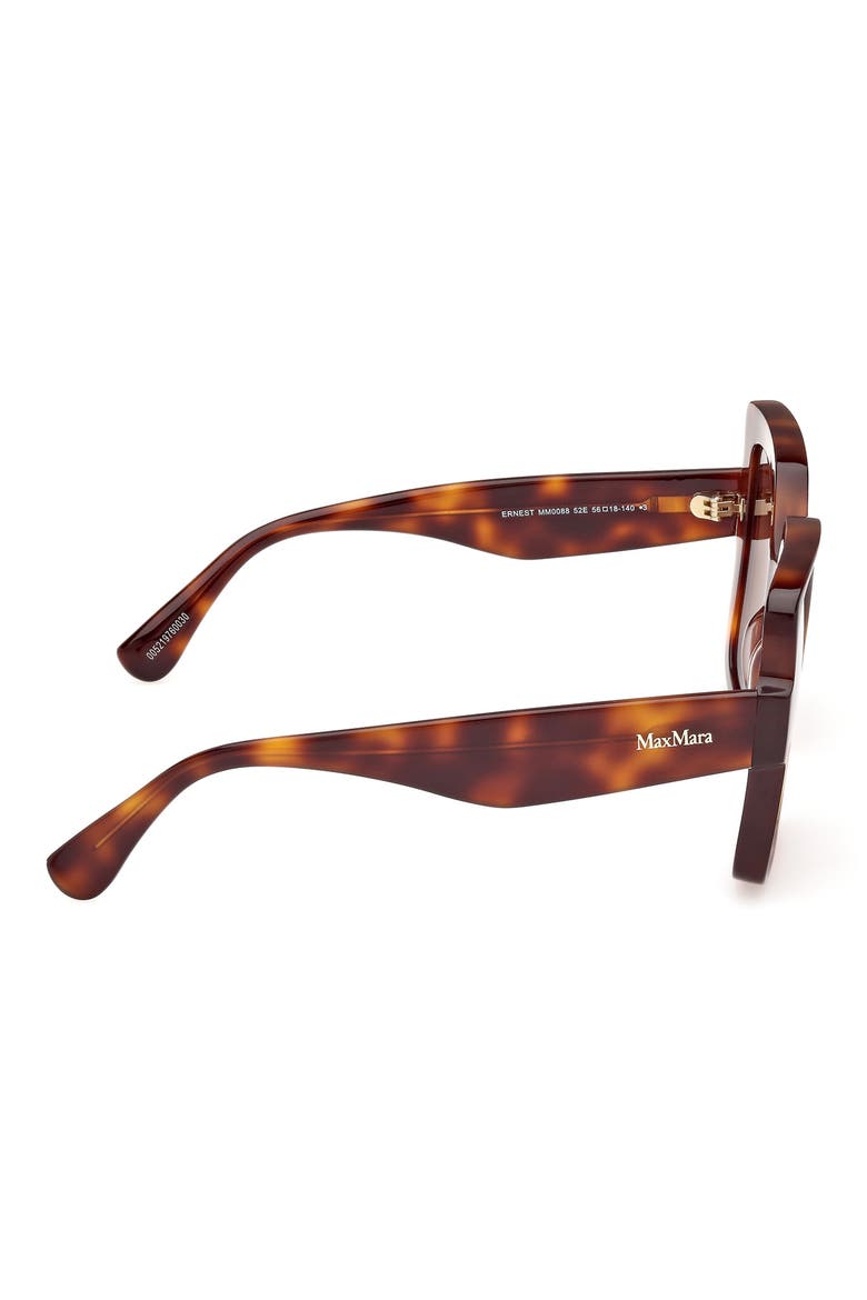 Ernest 56mm Square Sunglasses, Alternate, color, DARK HAVANA / BROWN