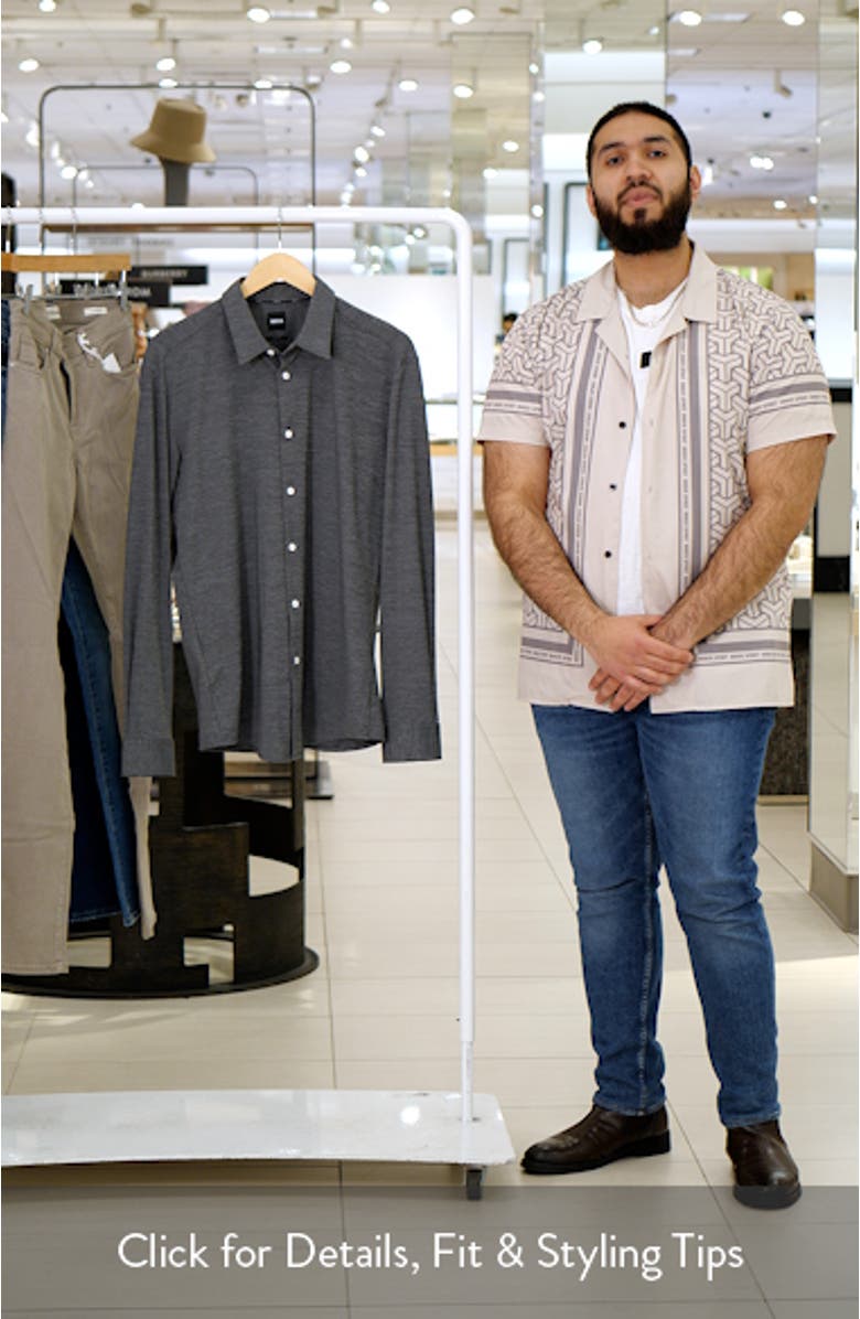 Roan Kent Slim Fit Button-Up Shirt, sales video thumbnail