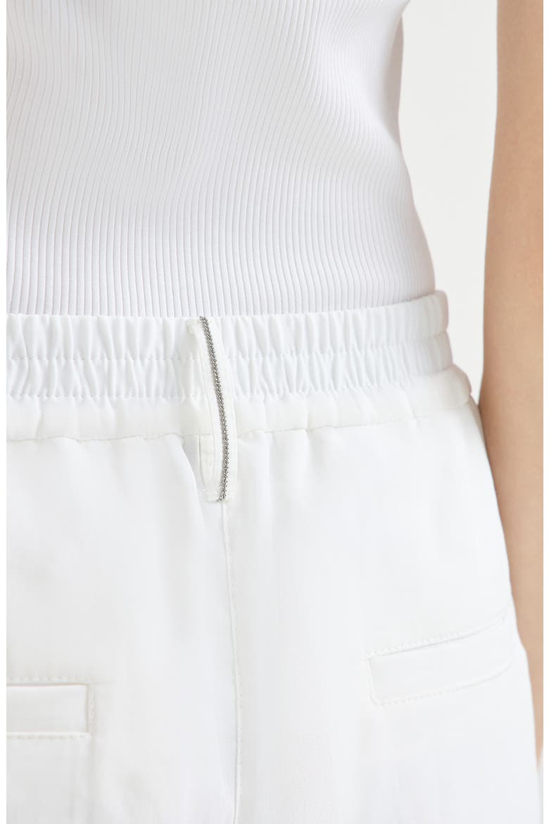 Sartorial track trousers, Alternate, color, White