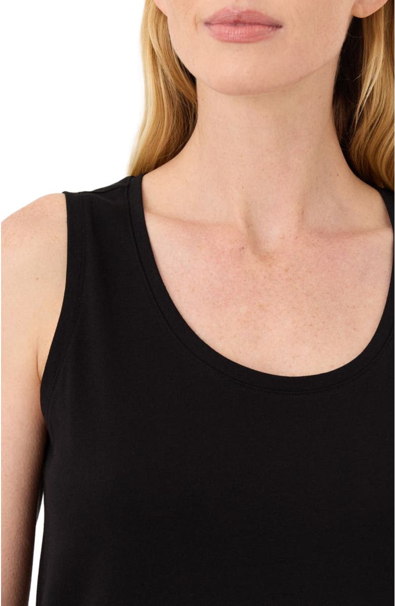 Pact Luxe Essential Scoop Neck Tank Made With Organic Cotton, Alternate, color, Black