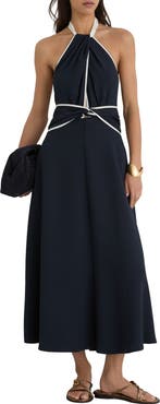 Reiss Blair Halter Dress