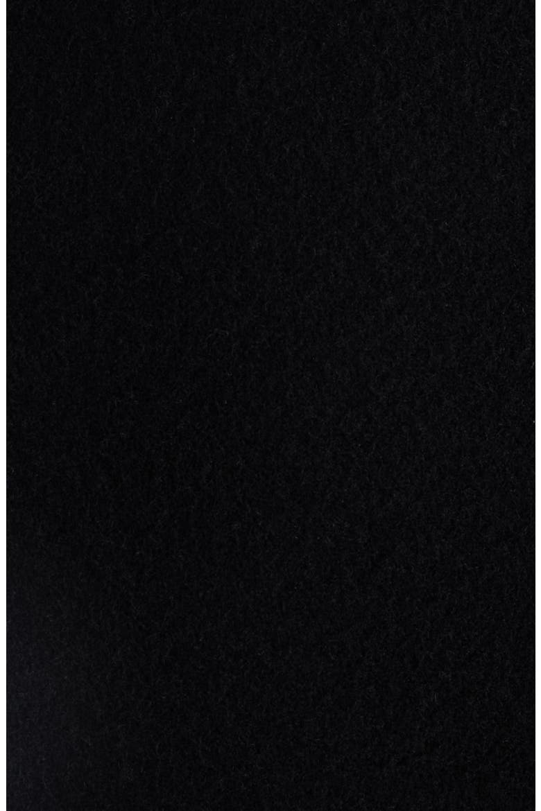 Oversize Double Breasted Wool Blend Coat, Alternate, color, BLACK