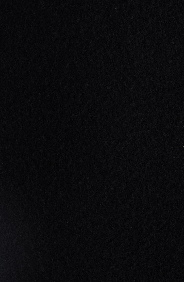 Chloé Oversize Double Breasted Wool Blend Coat, Alternate, color, Black