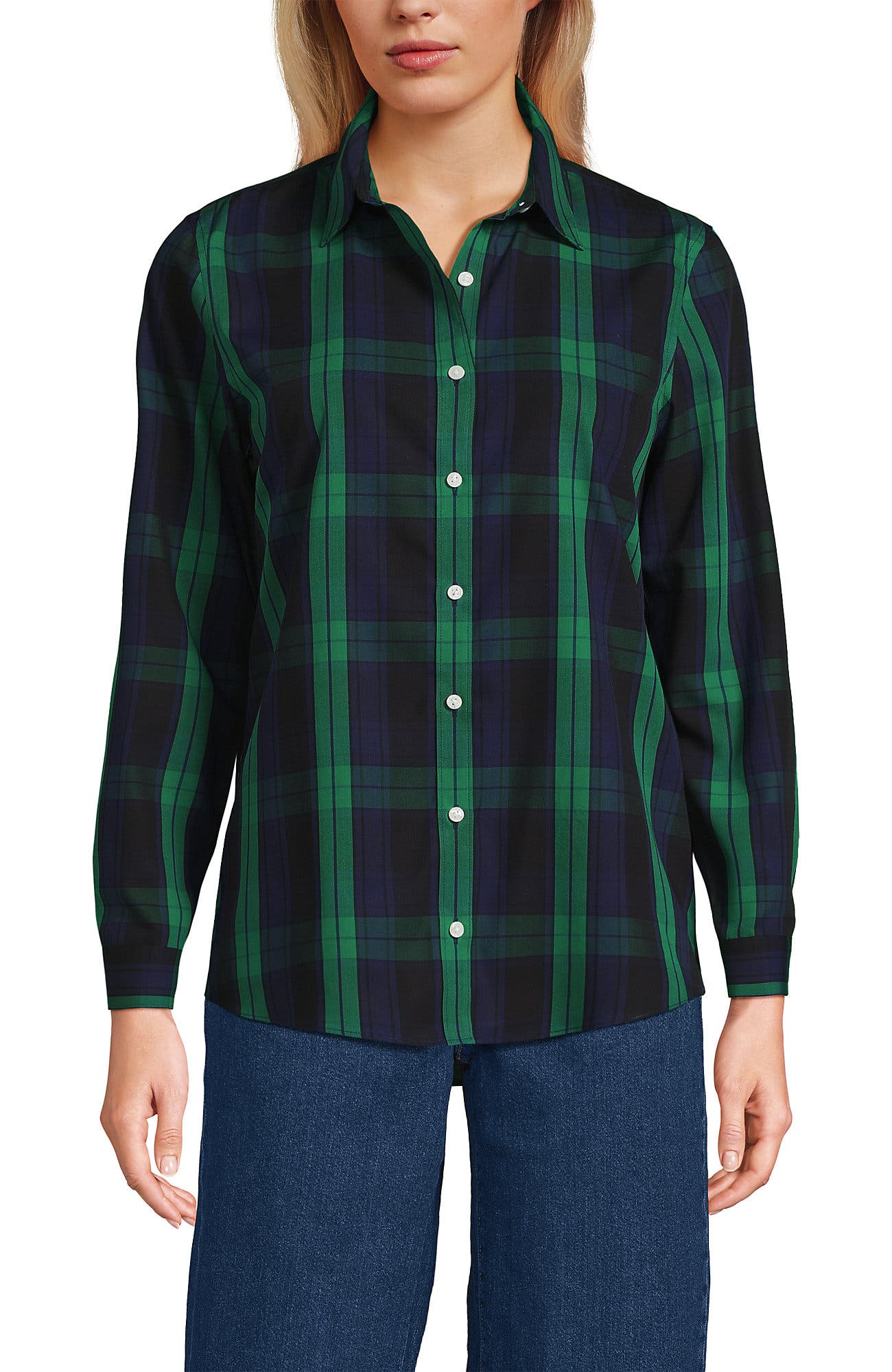 Rich Clover/Navy Plaid