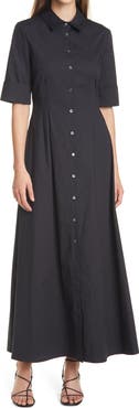 STAUD Joan A-Line Shirtdress