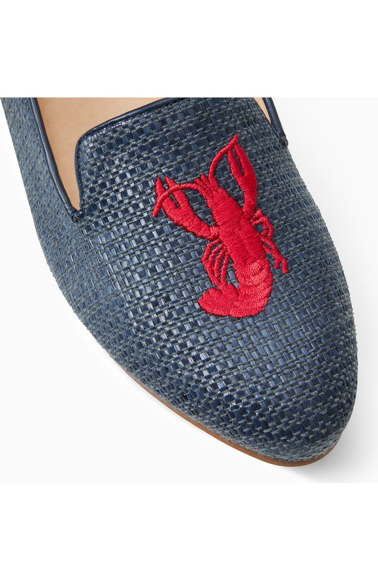 Jack Rogers Lobster Embroidery Loafer, Alternate, color,