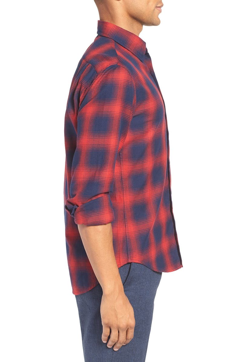 Bonobos Buckthorn Slim Fit Flannel Shirt, Alternate, color, 