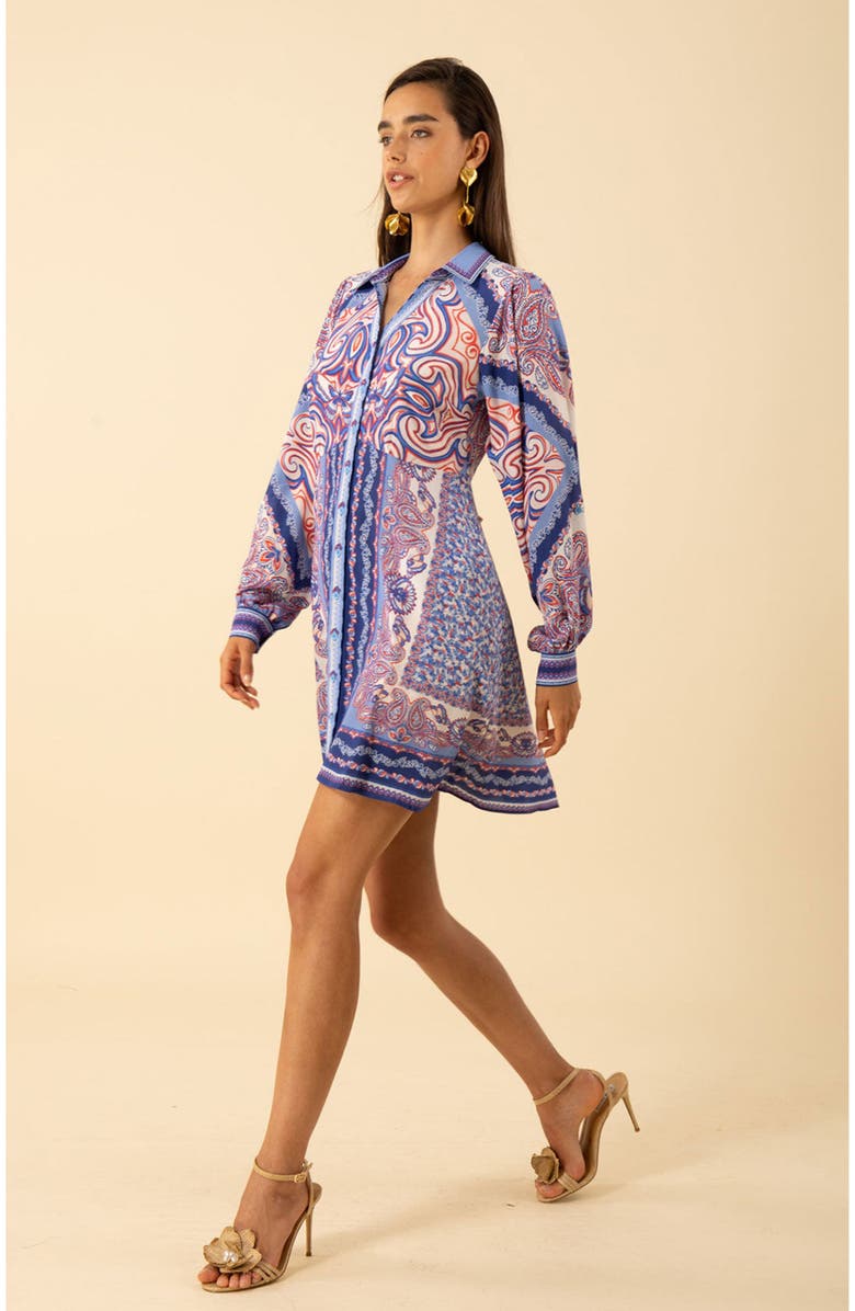 Hale Bob Hadlee Silk Dress, Alternate, color,