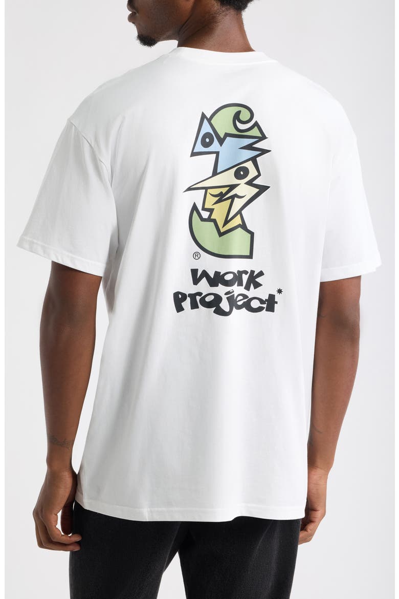 Cubist Organic Cotton Graphic Jersey T-Shirt, Alternate, color, WHITE