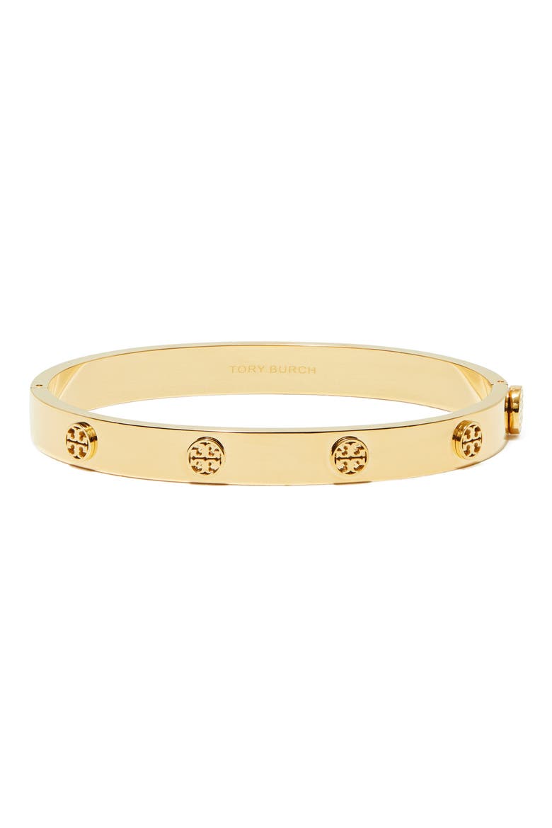 Icon Hinge Bracelet, Main, color, TORY GOLD