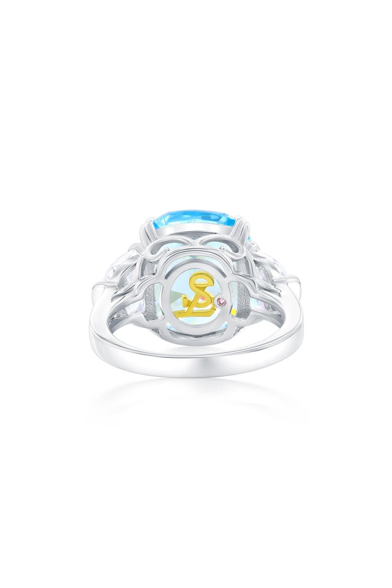 Gala Firework Engagement Ring, Alternate, color, AQUA