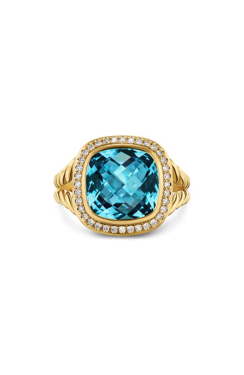 Albion Ring in 18K Yellow Gold with Diamonds