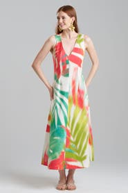 Natori USAMI V-neck Maxi Dress