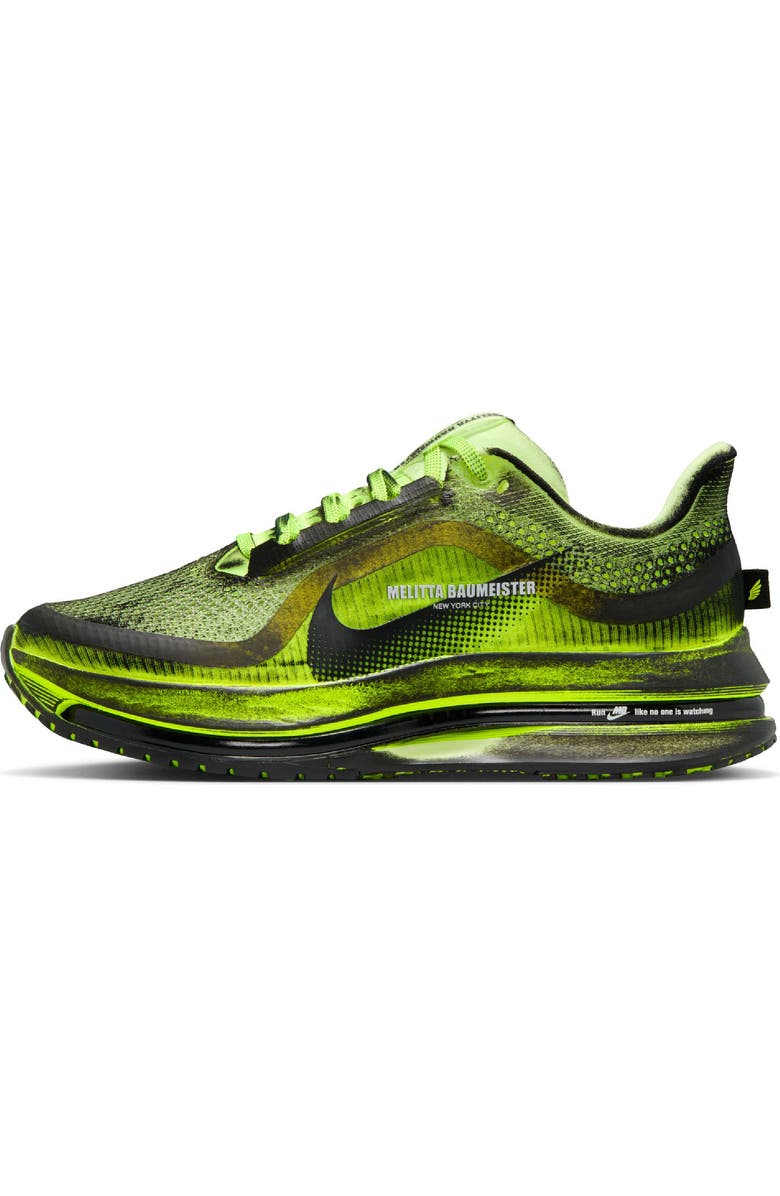 Nike x Melitta Baumeister Pegasus Premium Running Shoe, Alternate, color, Volt/ Black-Cyber-Off White