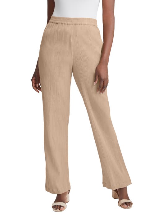 Wide Leg Gauze Pant (Plus Available)