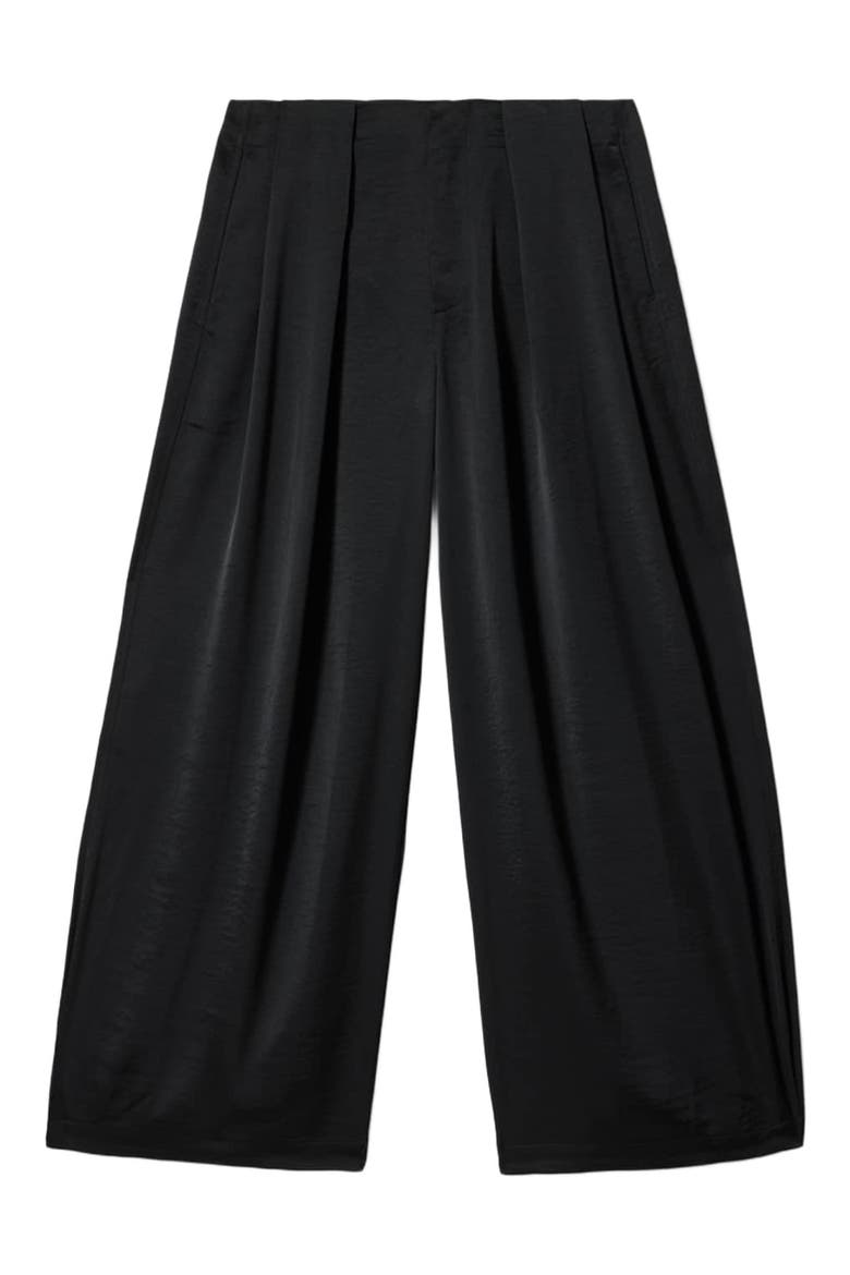 Lola Wide Leg Trousers, Alternate, color, BLACK