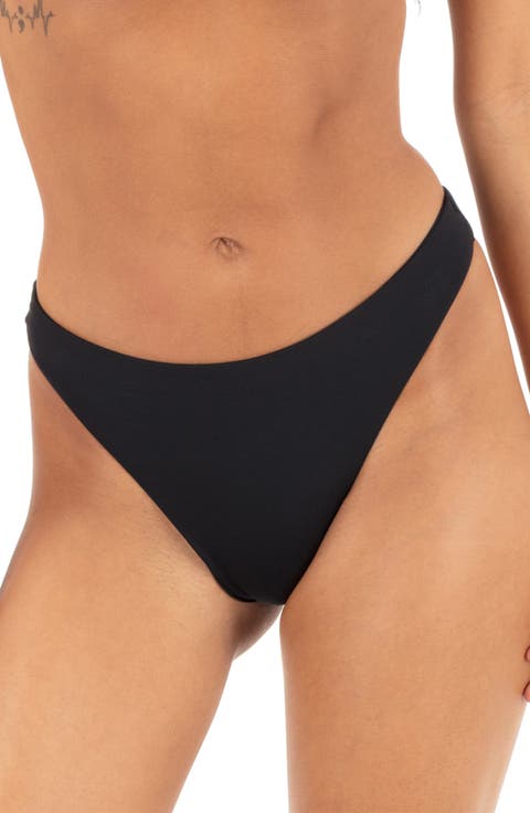 Solid Tanga Bikini Bottoms