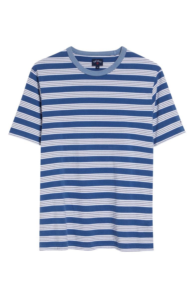 Noah Stripe Ringer T-Shirt, Alternate, color, Navy/ White