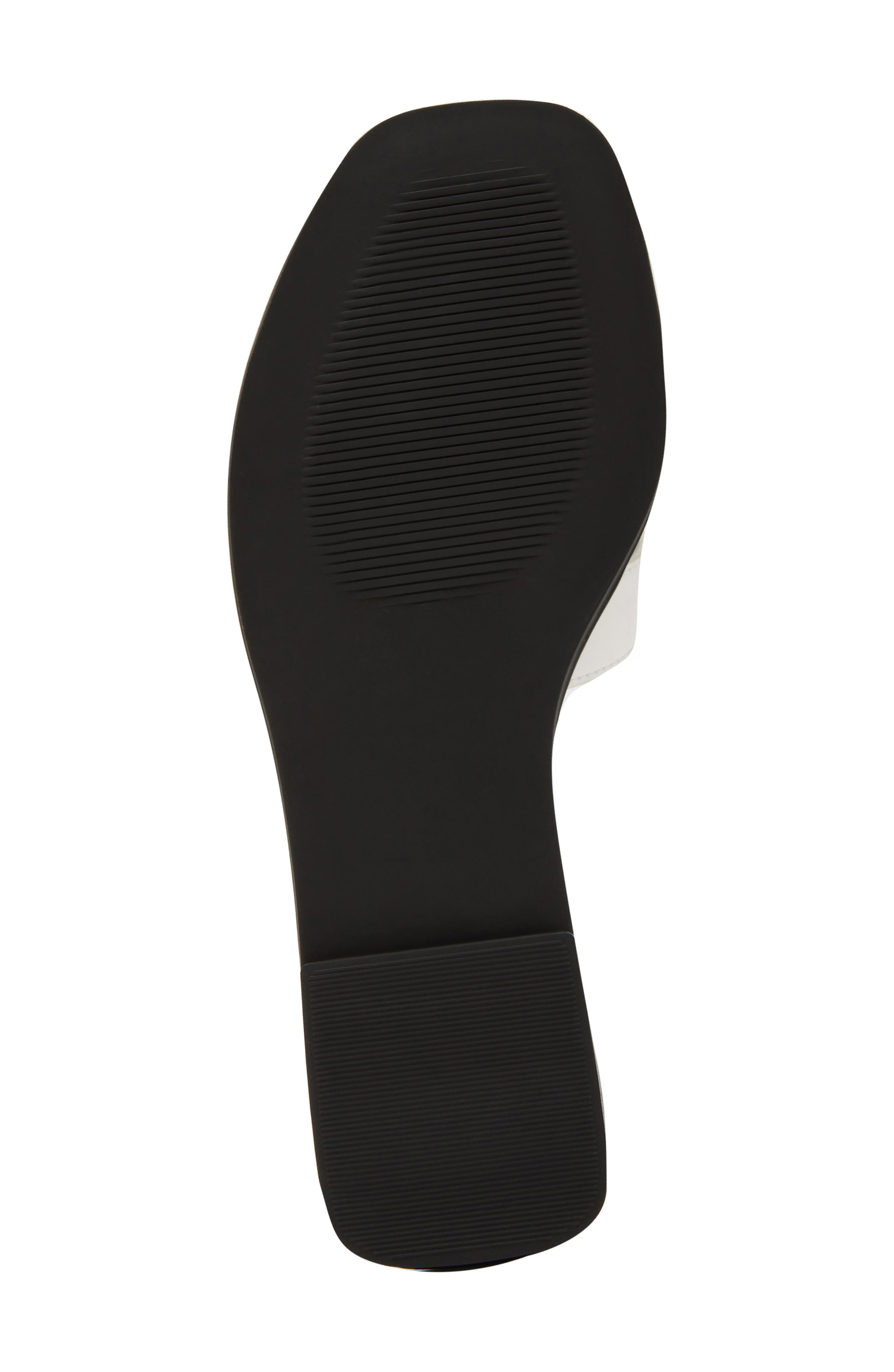 Harlien Slide Sandal, Alternate, color, WHT/BLACK