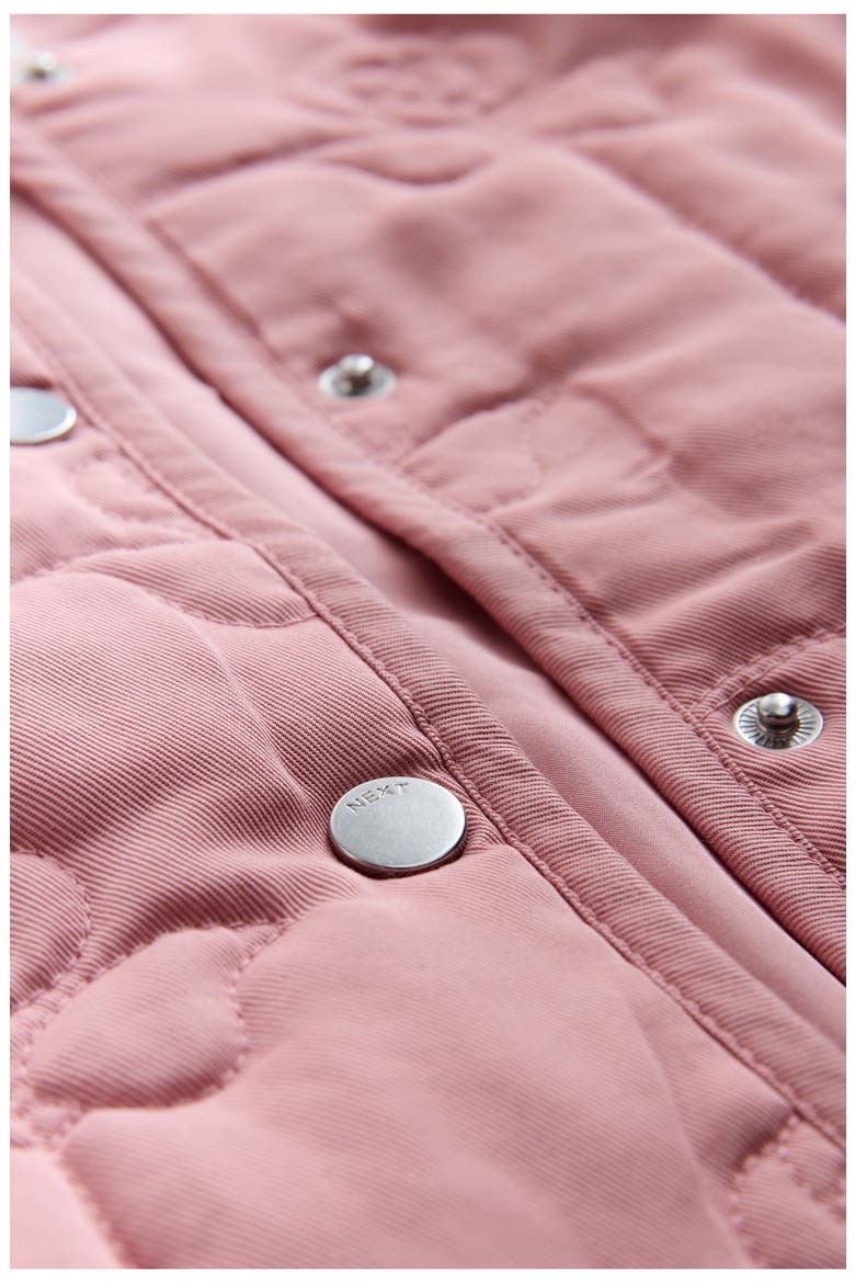 Kids' Flower Quilted Jacket, Alternate, color, PINK