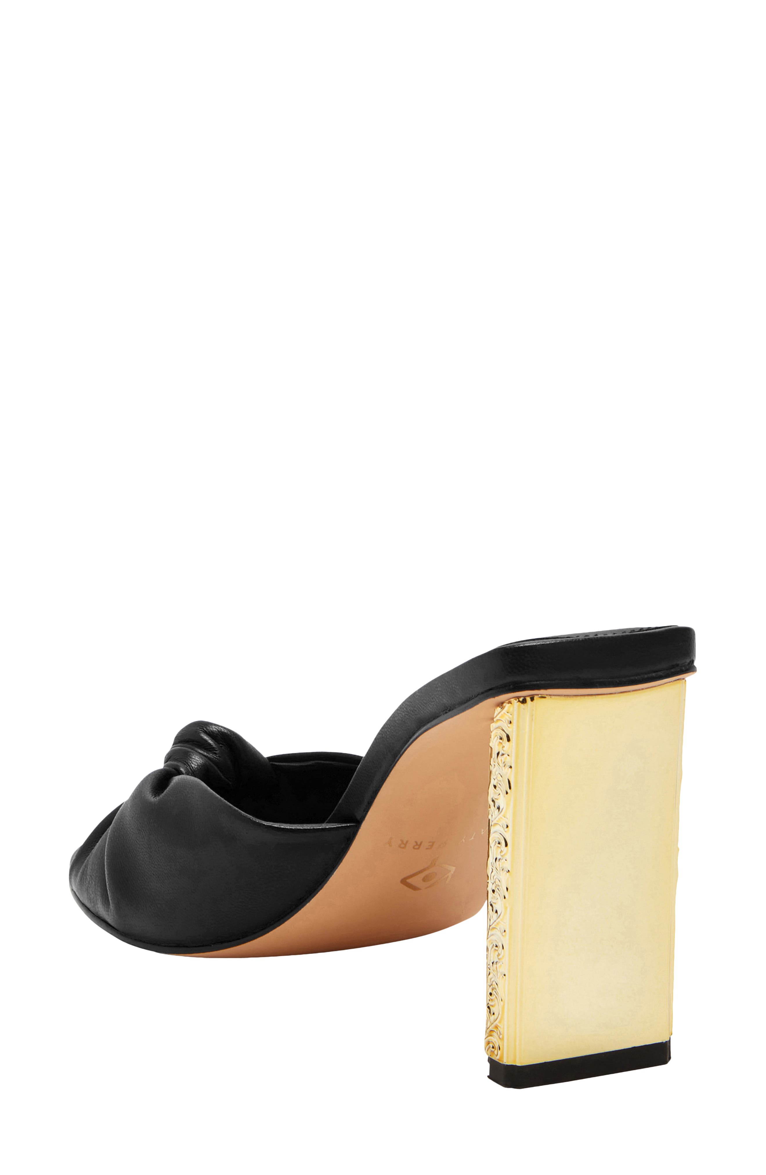 The Framing Heel Knotted Sandal, Alternate, color, BLACK
