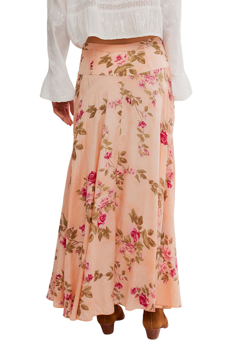 Rowan Floral Smocked Maxi Skirt, Alternate, color, FALLING FLORAL-MAUVE