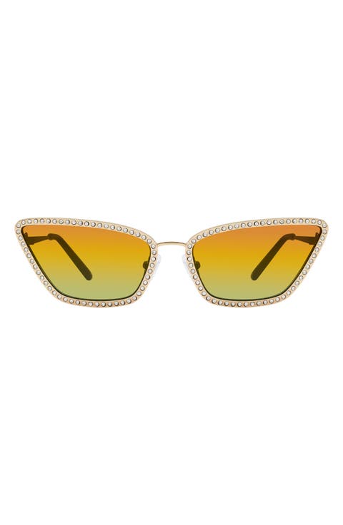 58mm Cat Eye Sunglasses