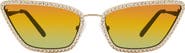 Kurt Geiger London 58mm Cat Eye Sunglasses