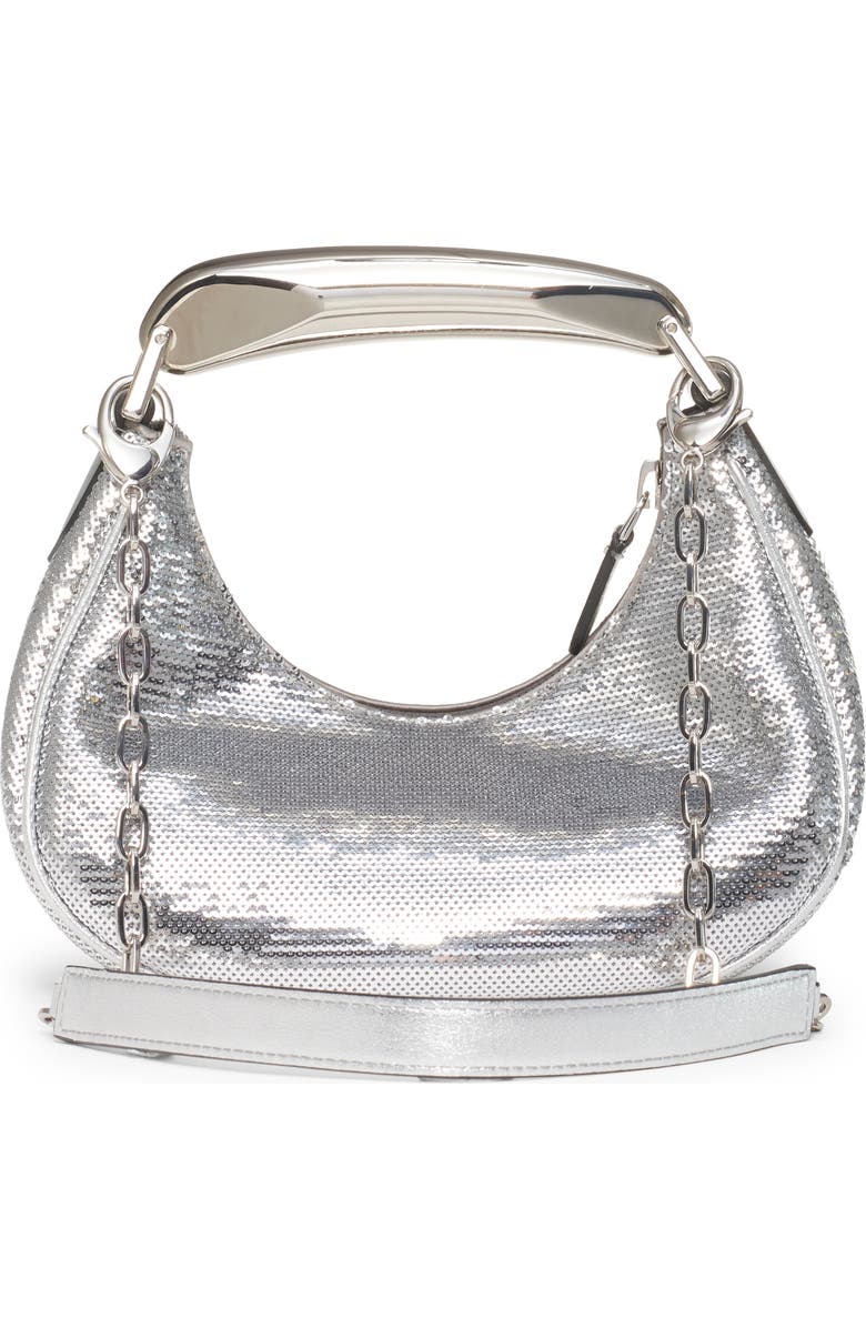 TOM FORD Mini Bianca Sequin Top Handle Bag, Alternate, color,
