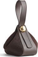 Madewell The Sculpted Metal Wristlet Bag