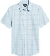 Pendleton Academy Check Pima Cotton Short Sleeve Button-Up Shirt