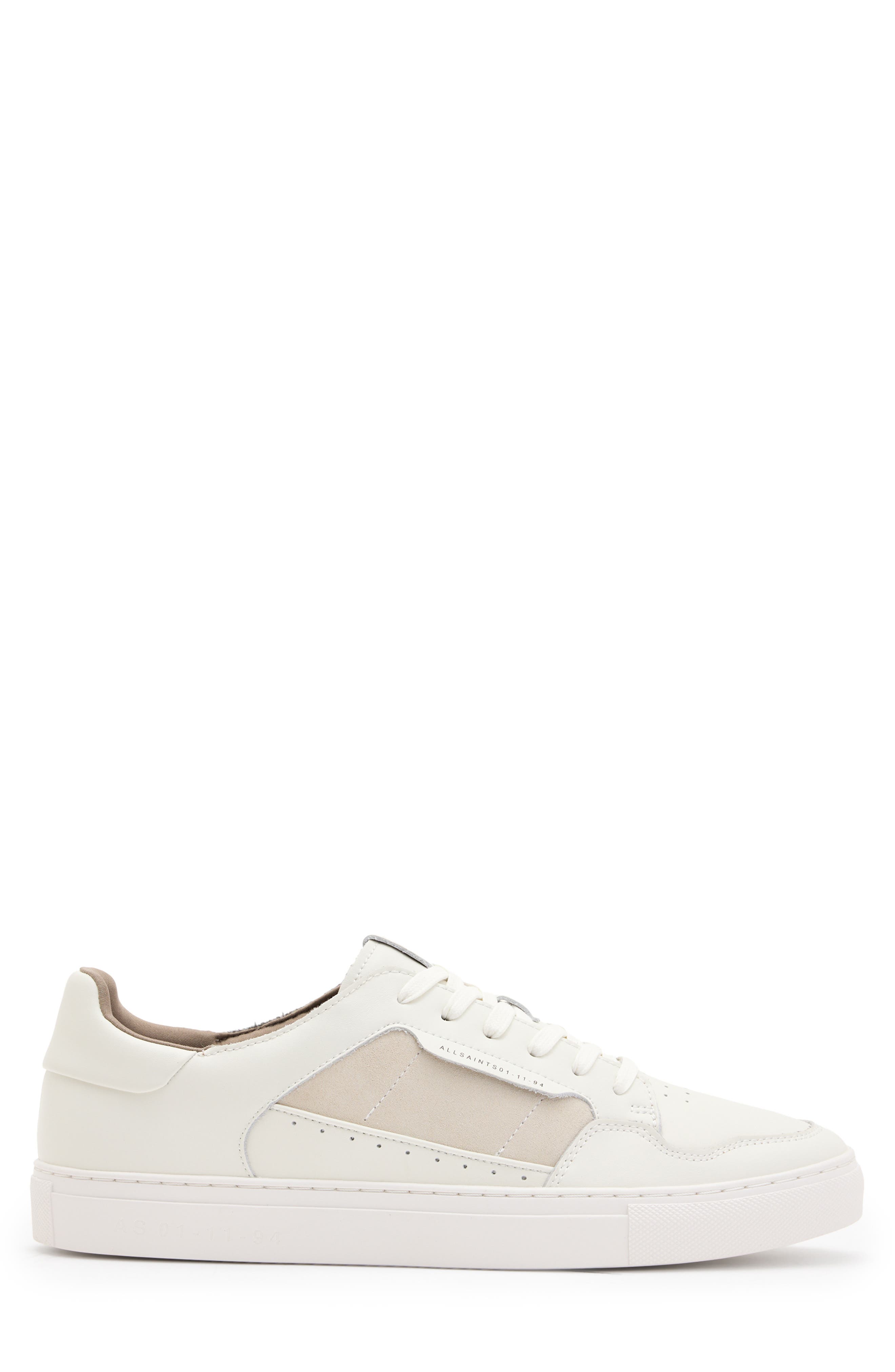 AllSaints Alton Low Top Sneaker, Alternate, color, White