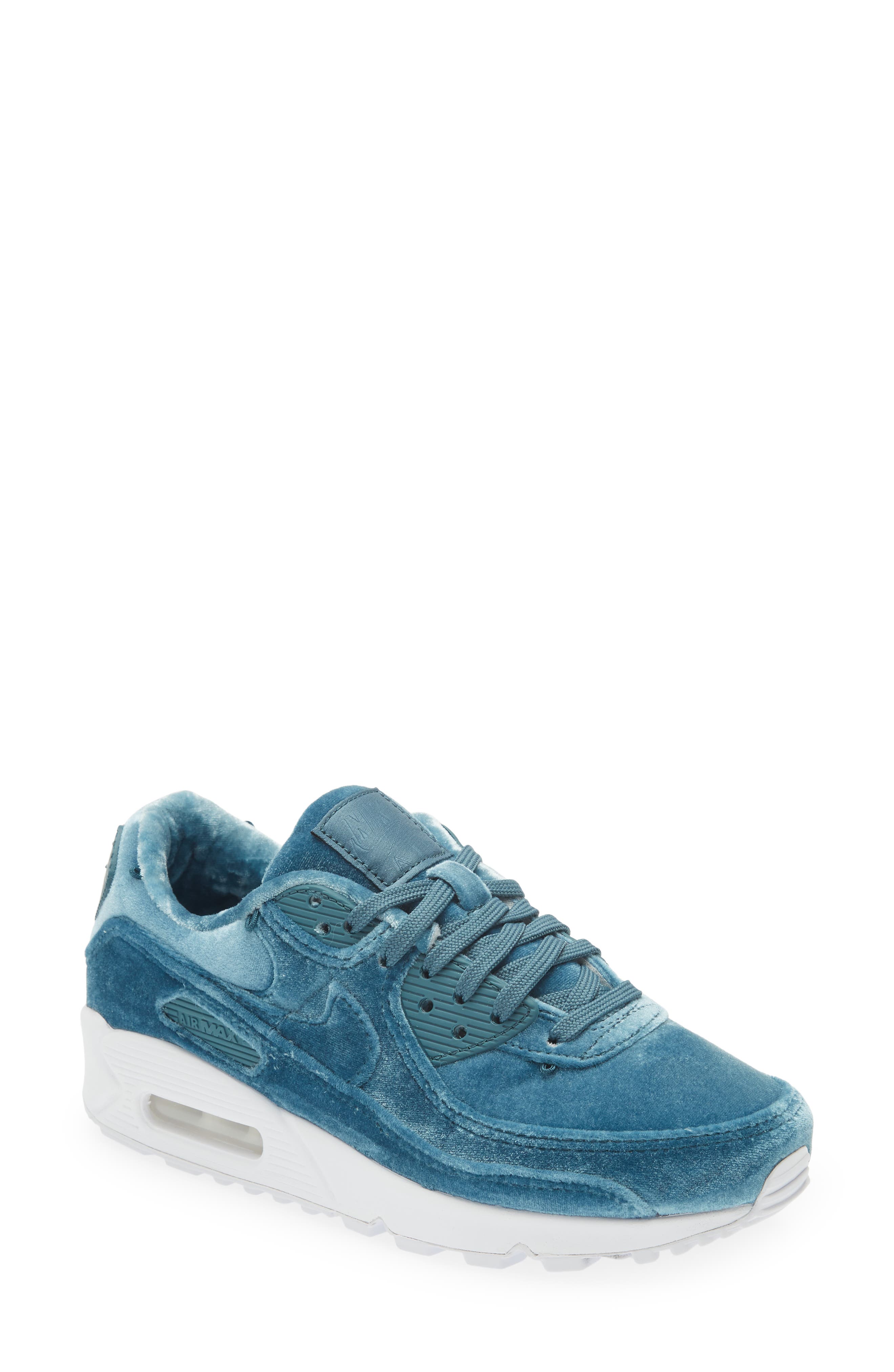 Nike Air Max 90 Premium Velour Sneaker, Main, color, 