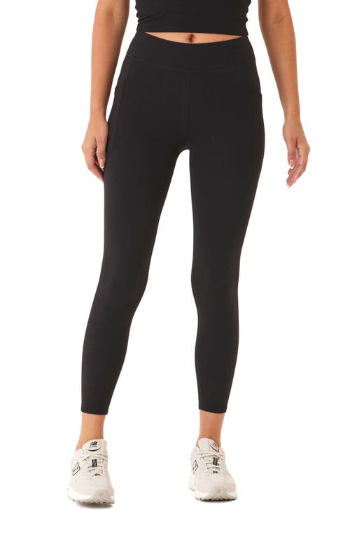 Threads 4 Thought Elena High Waist Pocket 7/8 Leggings in Jet Black 