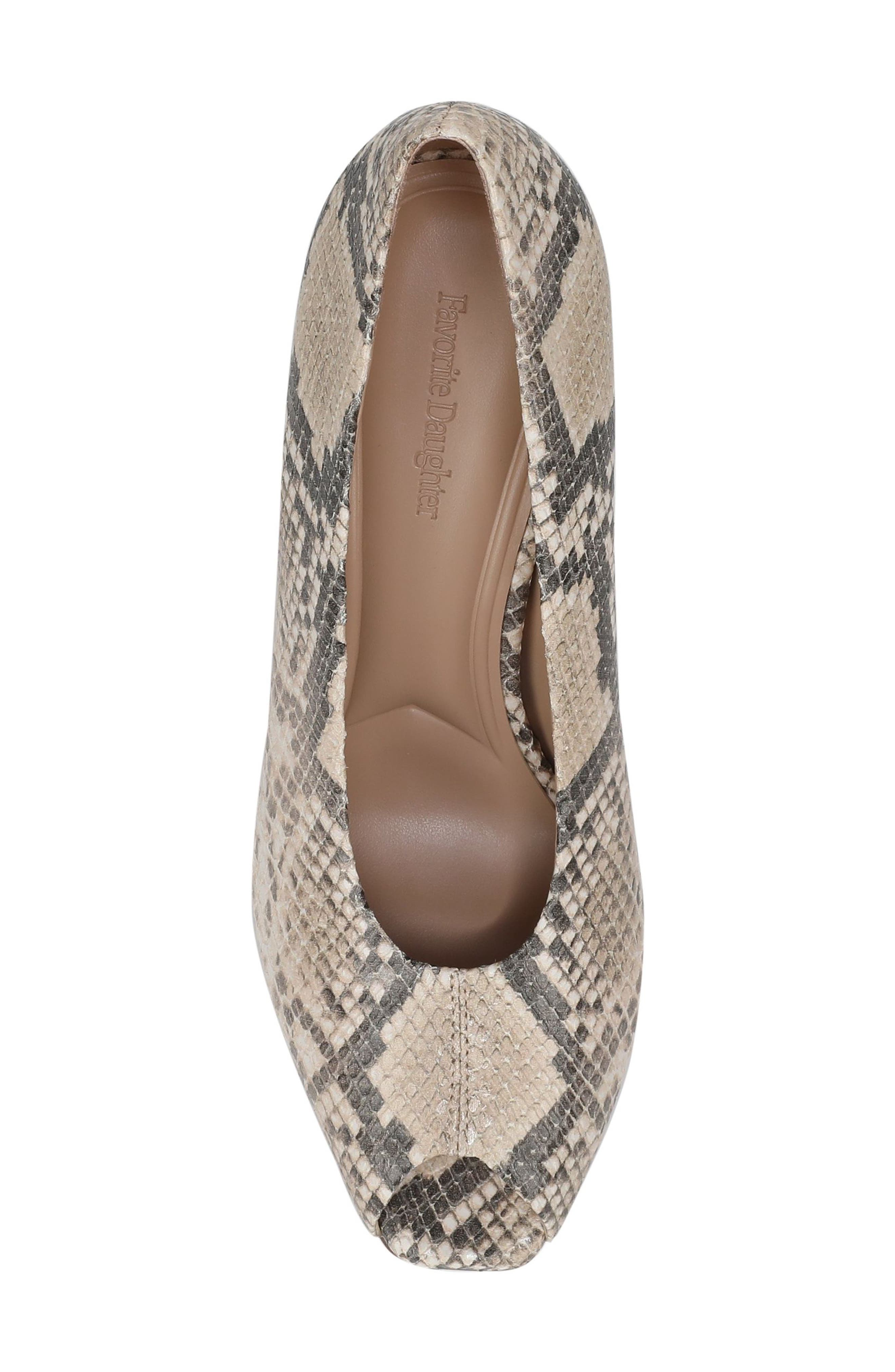 Yara Peep Toe Pump, Alternate, color, SOFT PINK PRINT
