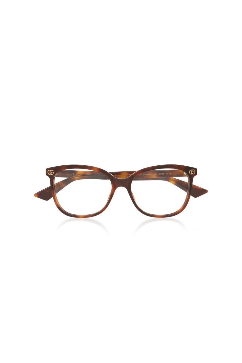54mm Rectangle optical glasses, Alternate, color, Tortoise