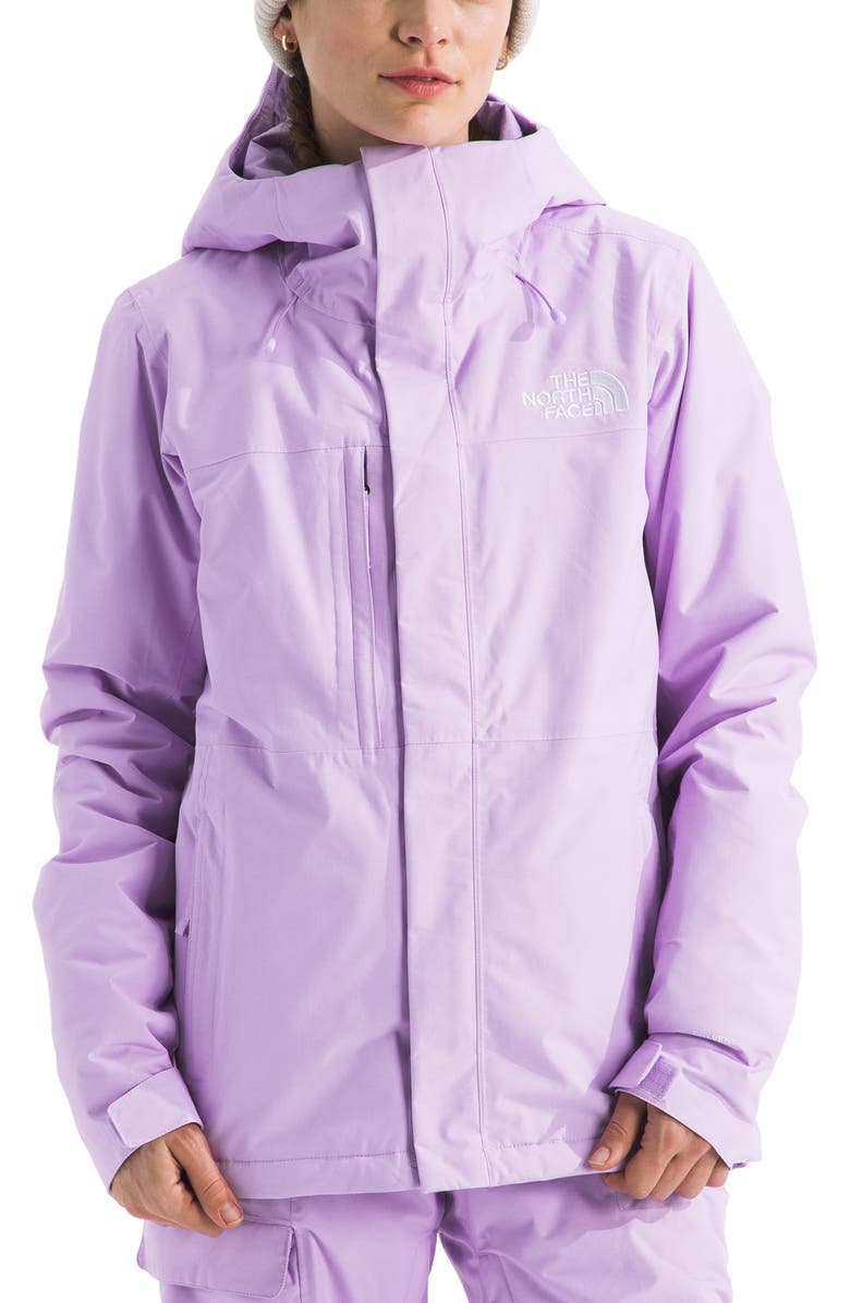 The North Face Freedom Insulated Waterproof Hooded Jacket, Main, color, Lite Lilac