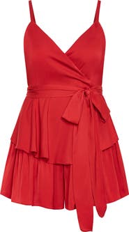 City Chic Party Wrap Romper