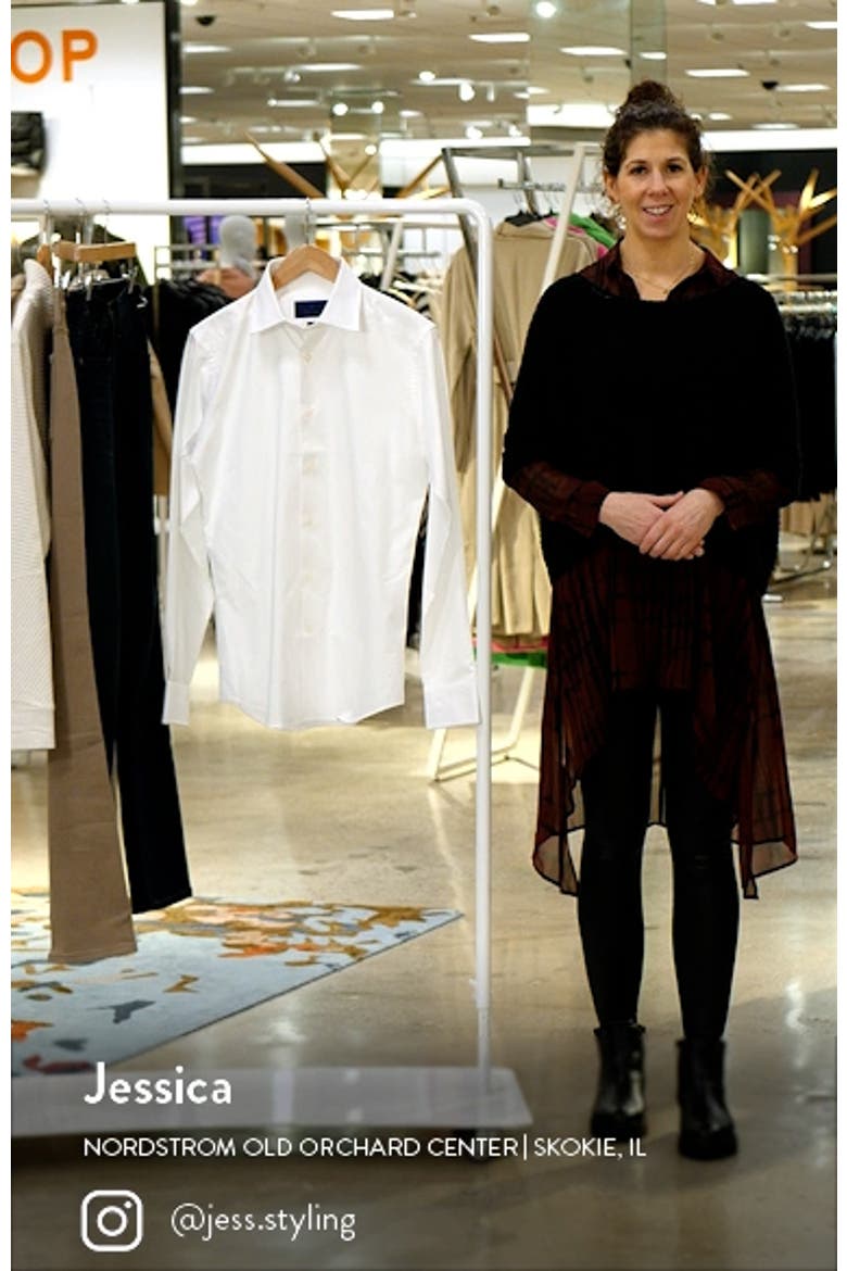 Slim Fit Superfine Twill Dress Shirt video