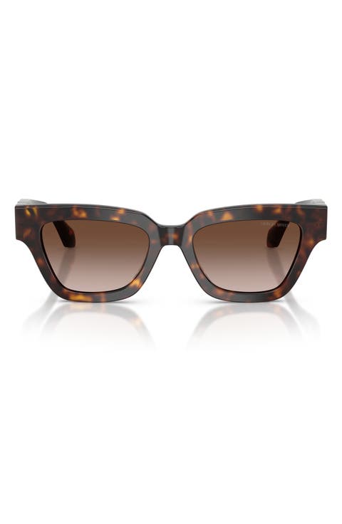 50mm Gradient Cat Eye Sunglasses