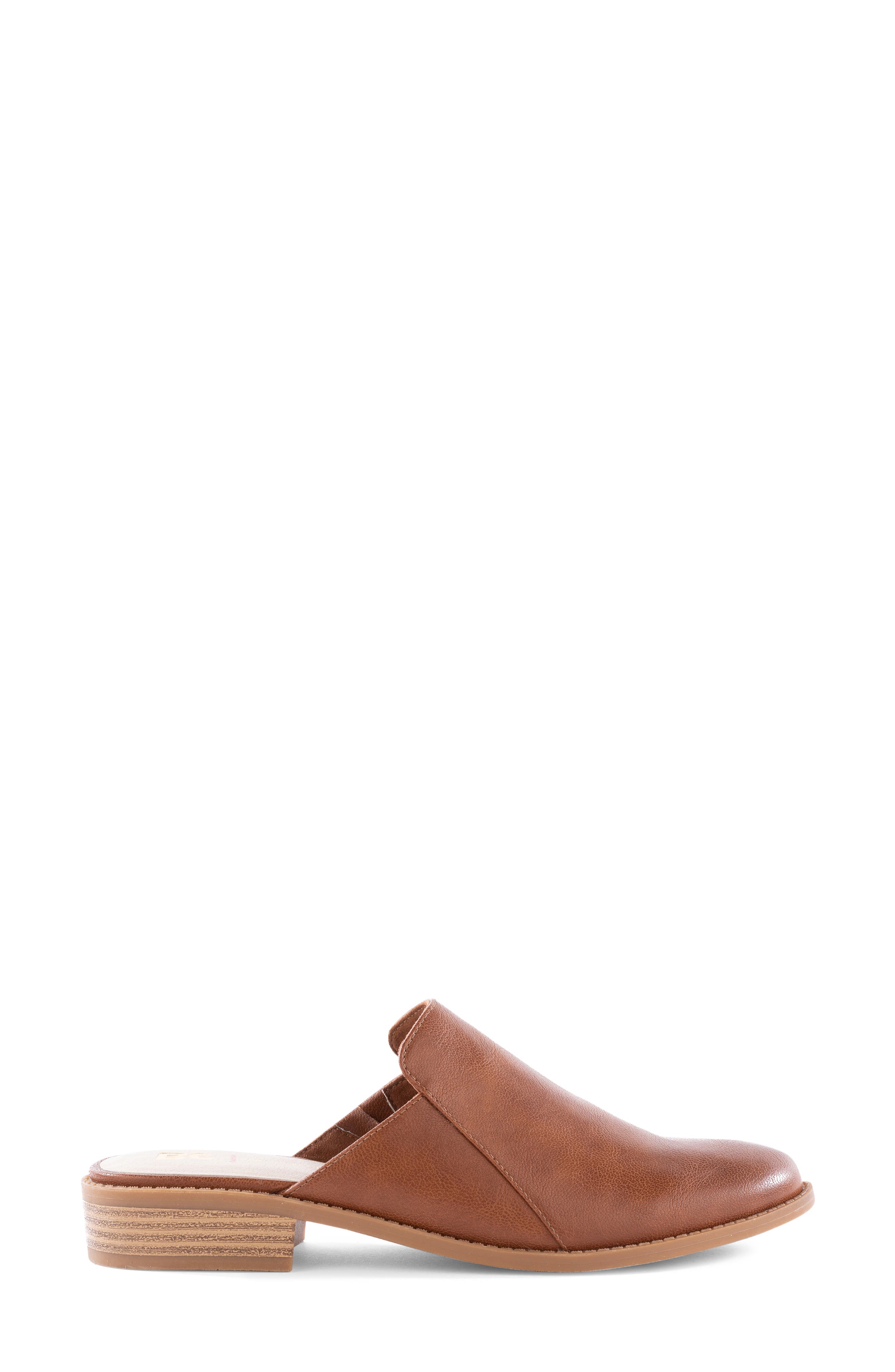 Look at Me Vegan Mule, Alternate, color, COGNAC FAUX LEATHER