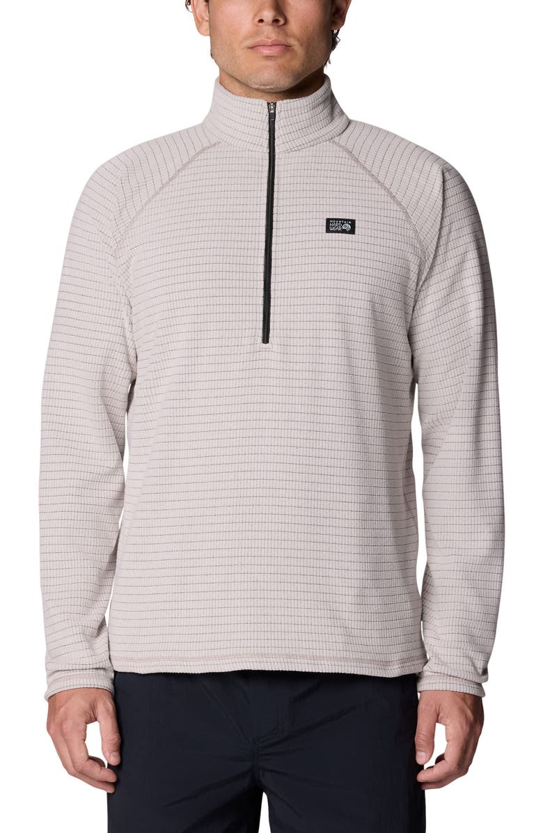 Mountain Hardwear Summit Grid Half-Zip, Alternate, color, City Fog