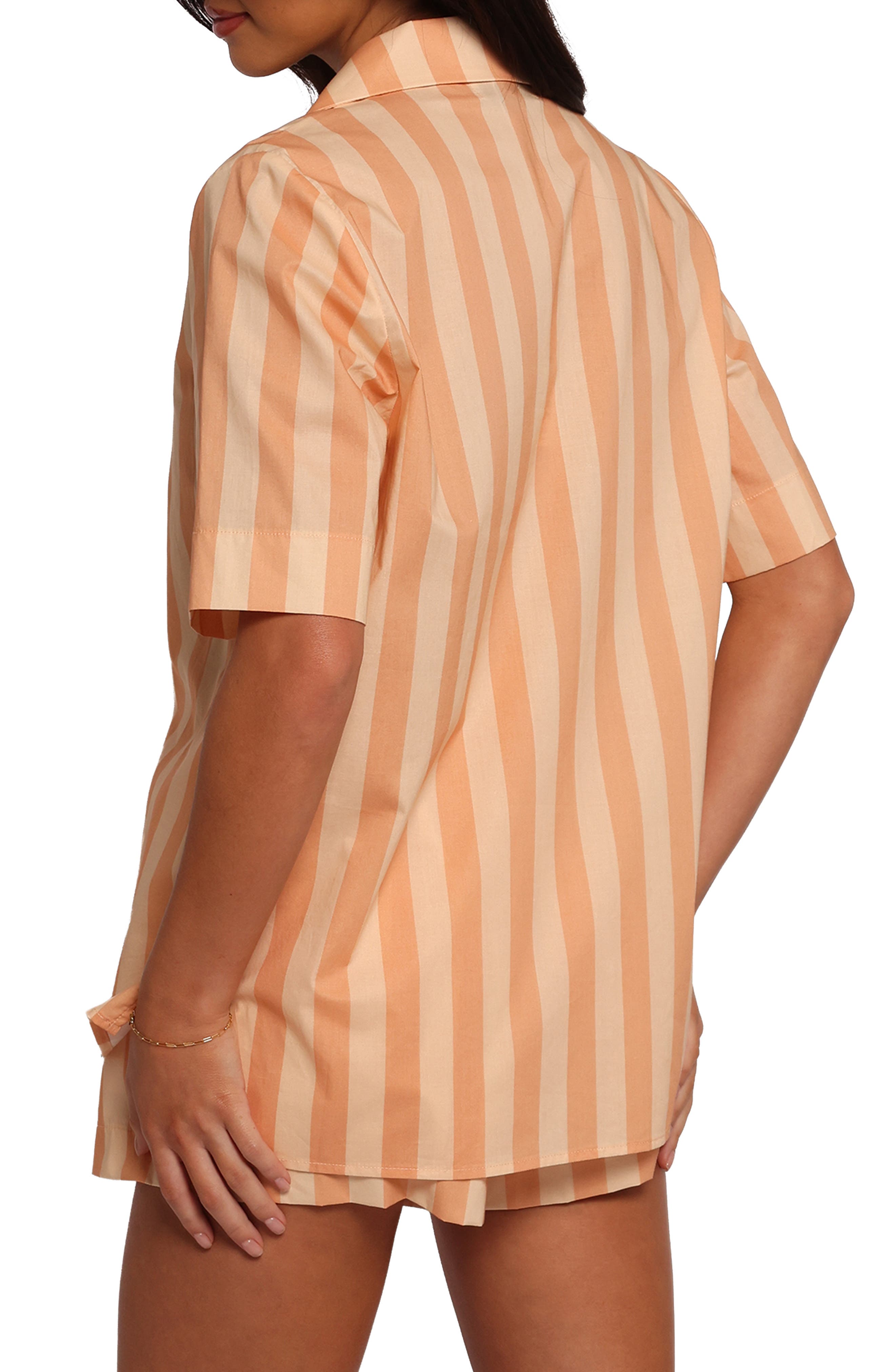 Essie Stripe Cotton Tie Front Shirt - image 2