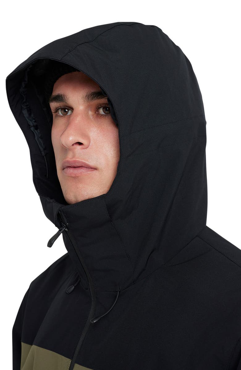 Quiksilver Sycamore Waterproof Snow Jacket, Alternate, color, Black