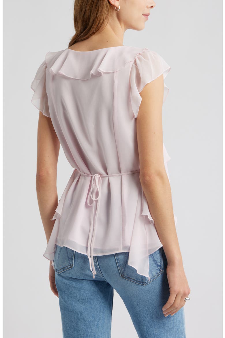 Chiffon Ruffle Top, Alternate, color, PINK CARINARIA