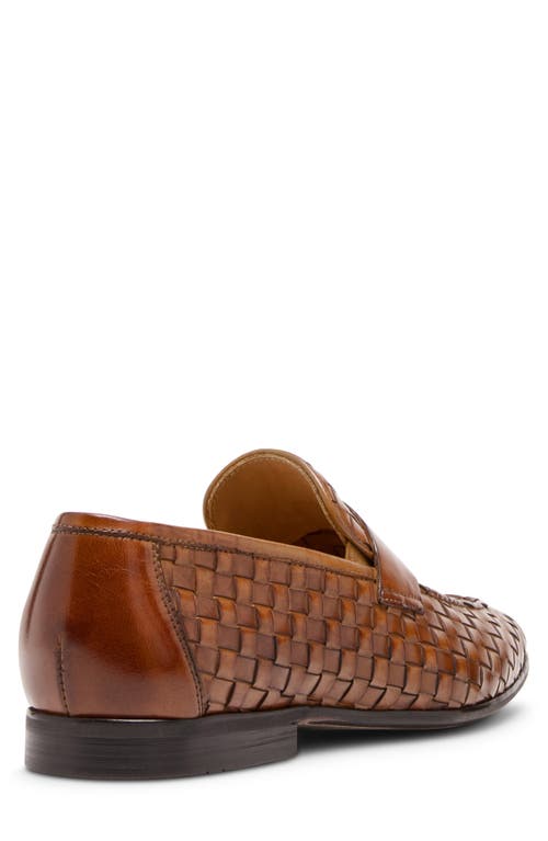 Steve Madden Playa Woven Penny Loafer In Tan