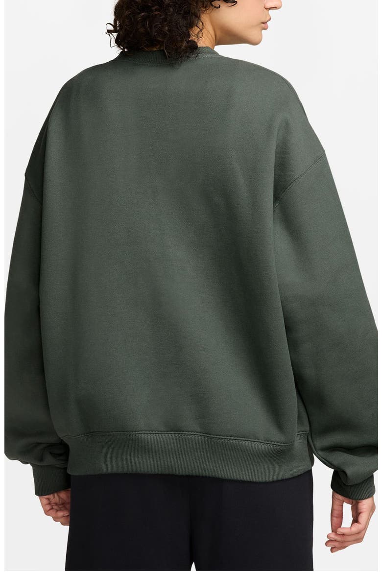 Studio Fleece Oversized Sweatshirt, Alternate, color, 303 CMOGRN/ SAIL