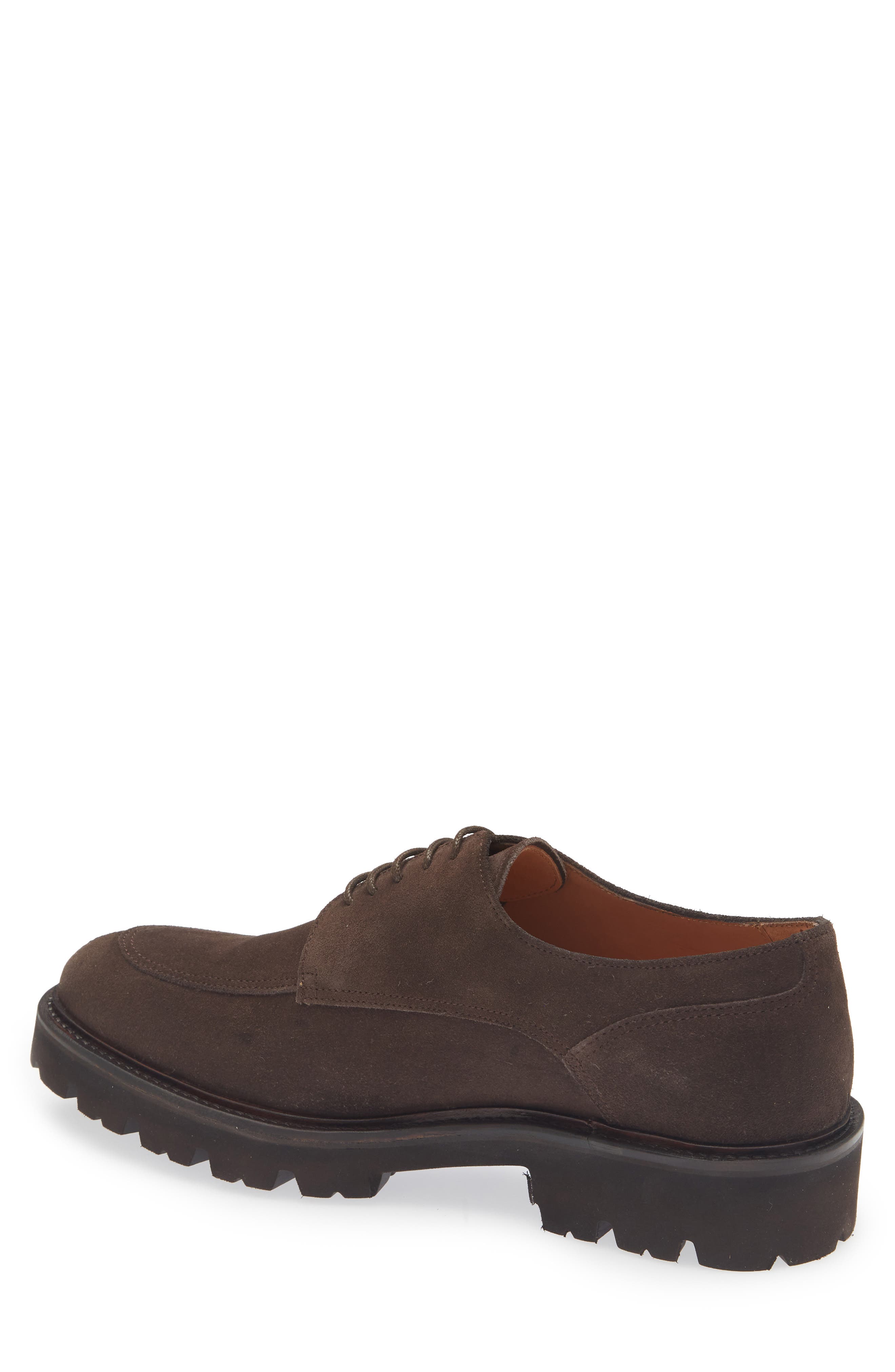 Lagos Lug Sole Derby, Alternate, color, BROWN SUEDE